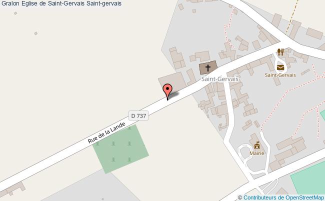 plan Eglise De Saint-gervais Saint-gervais Saint-gervais