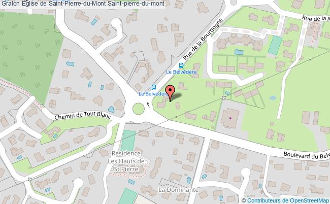 plan Eglise De Saint-pierre-du-mont Saint-pierre-du-mont Saint-pierre-du-mont