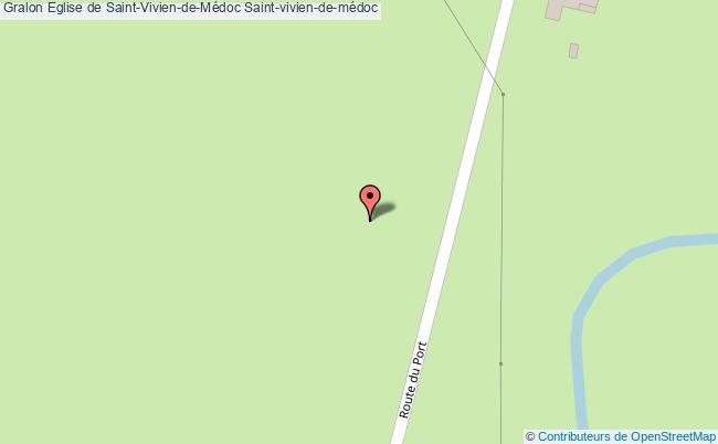 plan Eglise De Saint-vivien-de-médoc Saint-vivien-de-médoc Saint-vivien-de-médoc