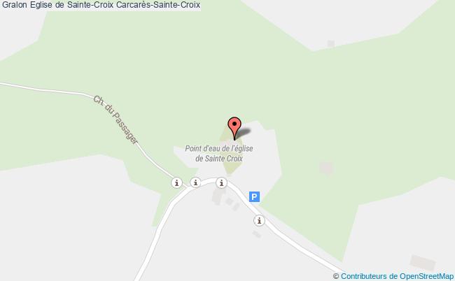 plan Eglise De Sainte-croix Carcarès-sainte-croix Carcarès-Sainte-Croix