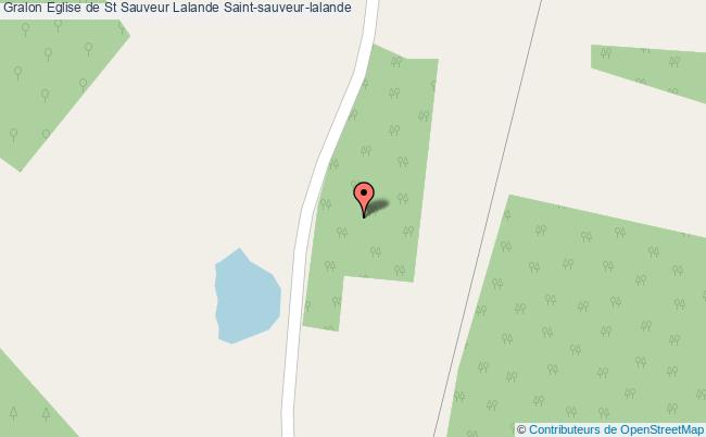 plan Eglise De St Sauveur Lalande Saint-sauveur-lalande Saint-sauveur-lalande
