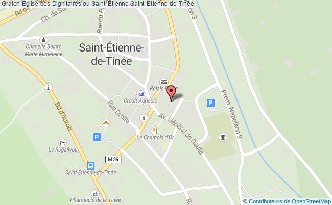 plan Eglise Des Dignitaires Ou Saint-etienne Saint-etienne-de-tinée Saint-Etienne-de-Tinée