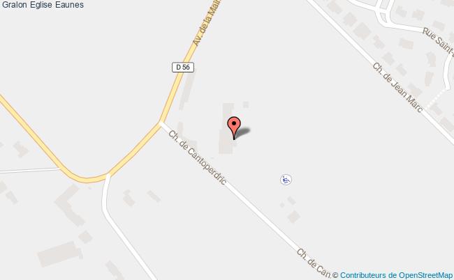 plan Eglise Eaunes Eaunes