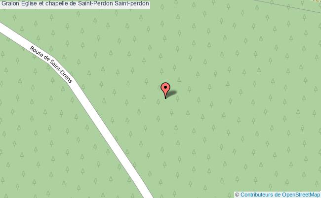 plan Eglise Et Chapelle De Saint-perdon Saint-perdon Saint-perdon