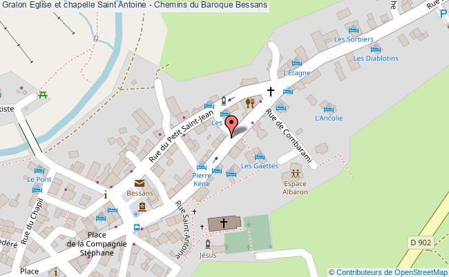 Eglise et chapelle Saint Antoine - Chemins du Baroque