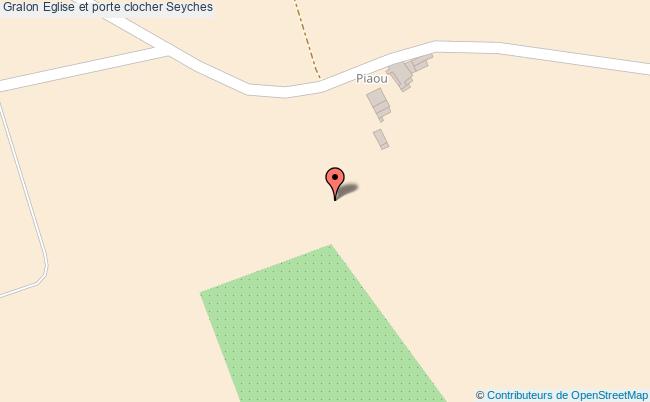 plan Eglise Et Porte Clocher Seyches Seyches