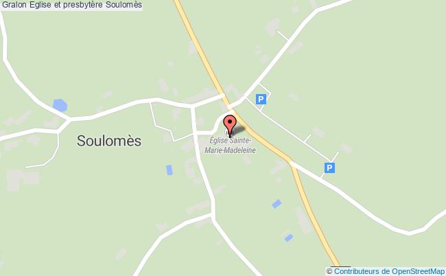 plan Eglise Et Presbytère Soulomès Soulomès