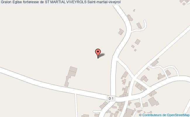 plan Eglise Forteresse De St Martial Viveyrols Saint-martial-viveyrol Saint-martial-viveyrol