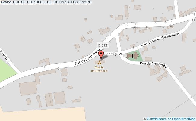 plan Eglise Fortifiee De Gronard Gronard GRONARD