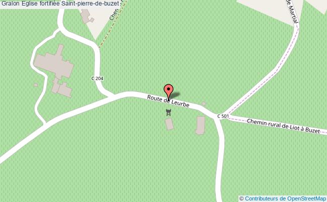 plan Eglise Fortifiée Saint-pierre-de-buzet Saint-pierre-de-buzet