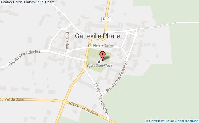 plan Eglise Gatteville-le-phare Gatteville-le-Phare
