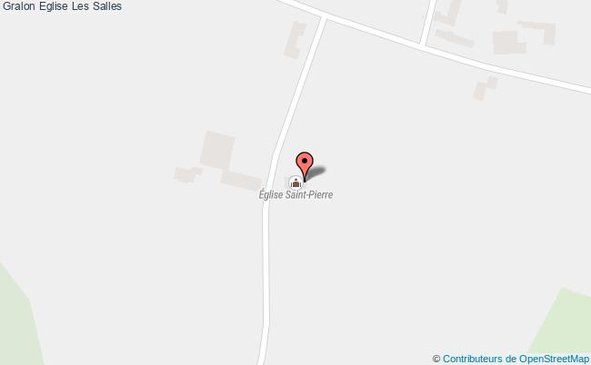 plan Eglise Les Salles Les Salles