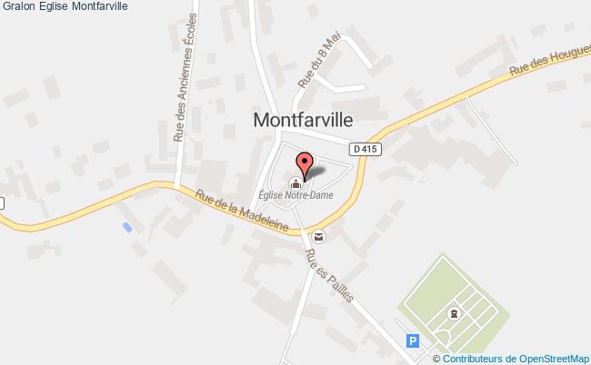 plan Eglise Montfarville Montfarville