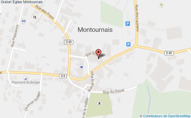 plan Eglise Montournais Montournais
