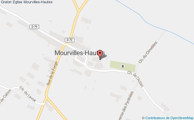 plan Eglise Mourvilles-hautes Mourvilles-Hautes