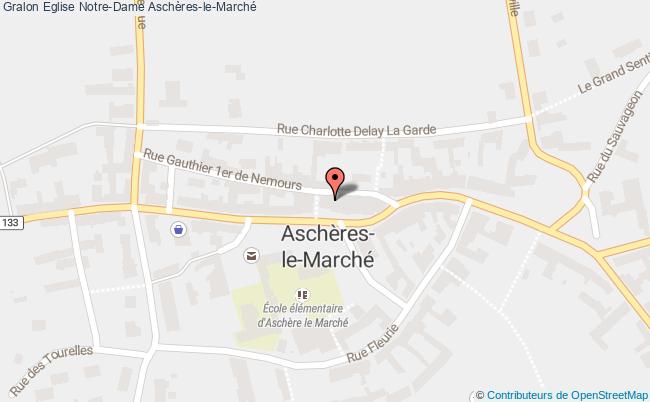 plan Eglise Notre-dame Aschères-le-marché Aschères-le-Marché