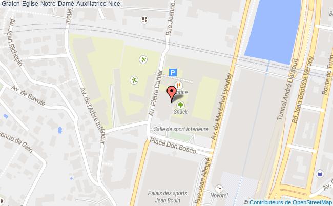 plan Eglise Notre-dame-auxiliatrice Nice Nice