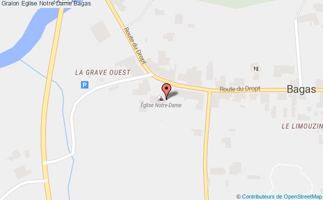 plan Eglise Notre-dame Bagas Bagas