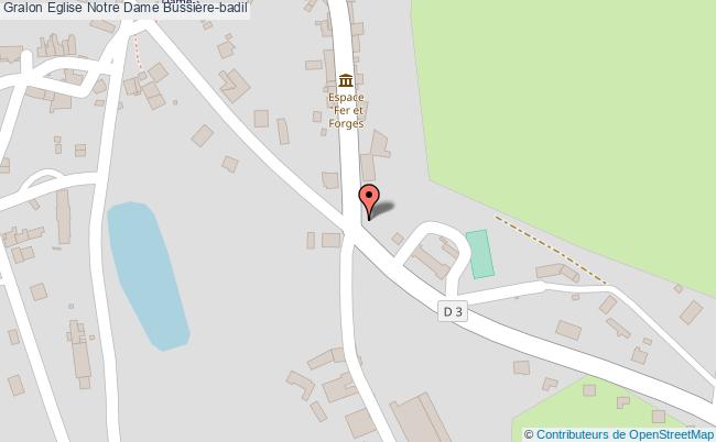 plan Eglise Notre Dame Bussière-badil Bussière-badil