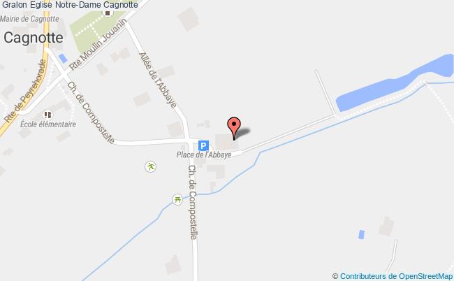 plan Eglise Notre-dame Cagnotte Cagnotte