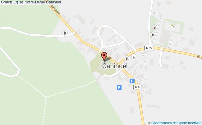 plan Eglise Notre-dame Canihuel Canihuel