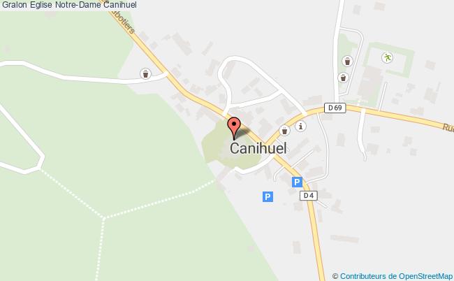 plan Eglise Notre-dame Canihuel Canihuel