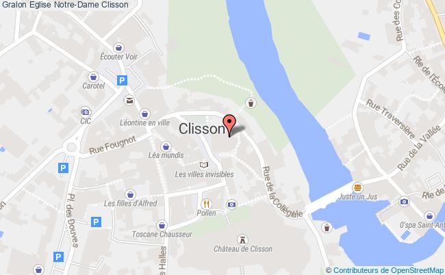 plan Eglise Notre-dame Clisson Clisson