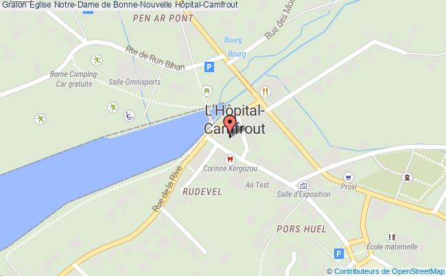 plan Eglise Notre-dame De Bonne-nouvelle Hôpital-camfrout Hôpital-Camfrout