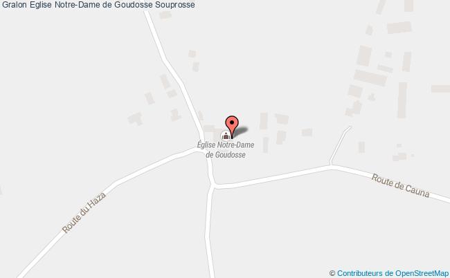 plan Eglise Notre-dame De Goudosse Souprosse Souprosse