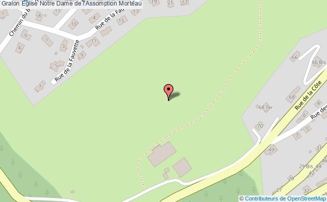 plan Eglise Notre Dame De L'assomption Morteau Morteau