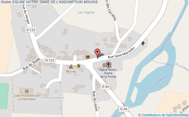 plan Eglise Notre Dame De L'assomption Mouais MOUAIS
