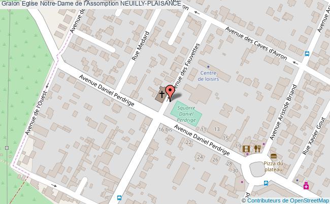 plan Eglise Notre-dame De L'assomption Neuilly-plaisance NEUILLY-PLAISANCE