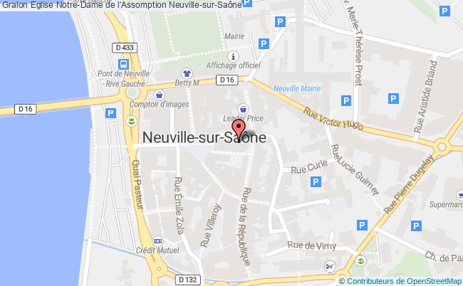 plan Eglise Notre-dame De L'assomption Neuville-sur-saône Neuville-sur-Saône