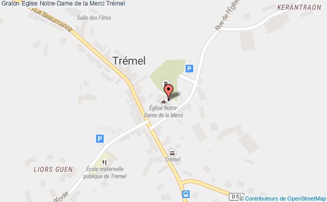 plan Eglise Notre-dame De La Merci Trémel Trémel