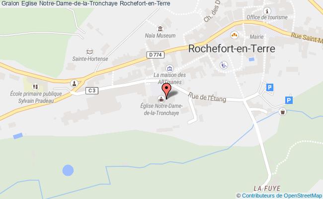 plan Eglise Notre-dame-de-la-tronchaye Rochefort-en-terre Rochefort-en-Terre