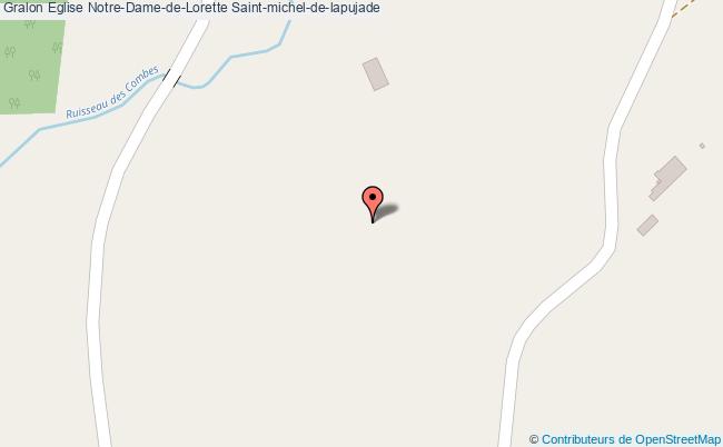 plan Eglise Notre-dame-de-lorette Saint-michel-de-lapujade Saint-michel-de-lapujade