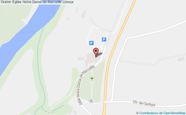 plan Eglise Notre-dame-de-marceille Limoux Limoux