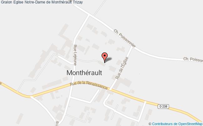 plan Eglise Notre-dame De Monthérault Trizay Trizay