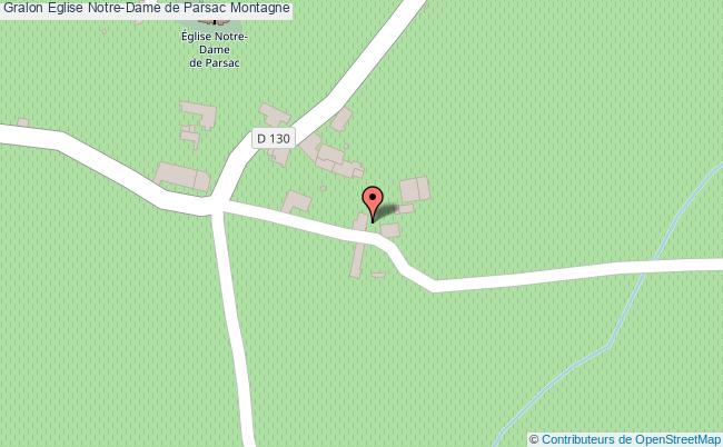 plan Eglise Notre-dame De Parsac Montagne Montagne