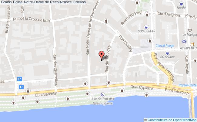 plan Eglise Notre-dame De Recouvrance Orléans Orléans