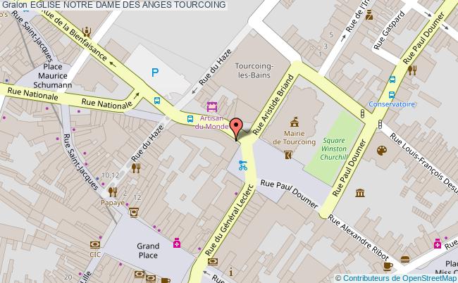 plan Eglise Notre Dame Des Anges Tourcoing TOURCOING