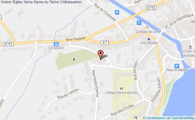 plan Eglise Notre-dame Du Tertre Châtelaudren Châtelaudren