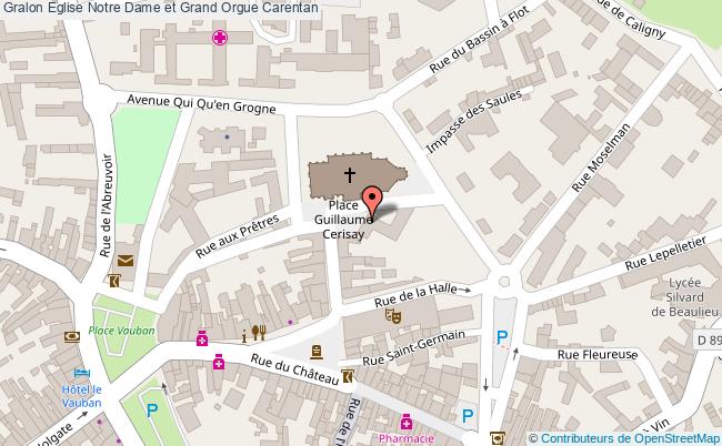 plan Eglise Notre Dame Et Grand Orgue Carentan Carentan