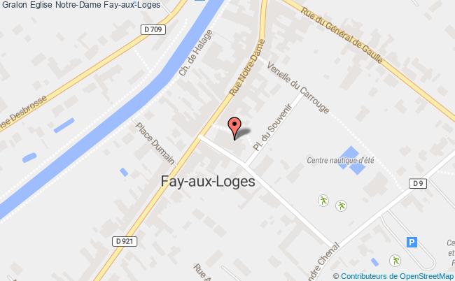 plan Eglise Notre-dame Fay-aux-loges Fay-aux-Loges