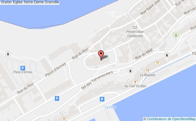 plan Eglise Notre-dame Granville Granville