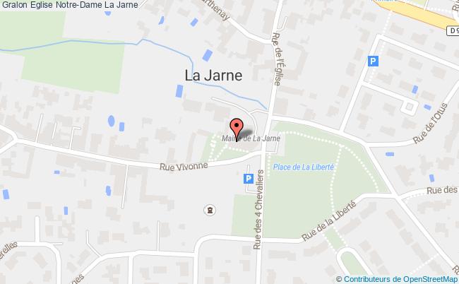 plan Eglise Notre-dame La Jarne La Jarne