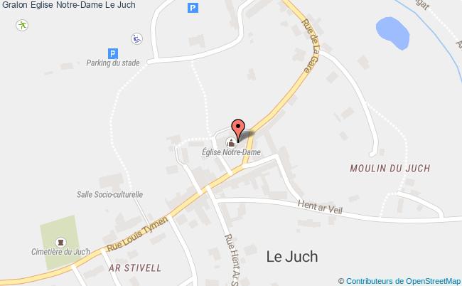 plan Eglise Notre-dame Le Juch Le Juch
