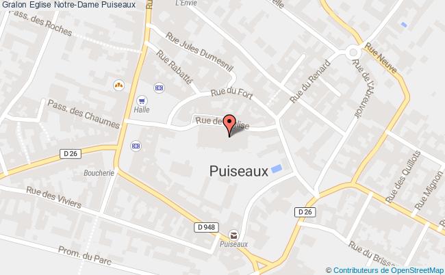 plan Eglise Notre-dame Puiseaux Puiseaux