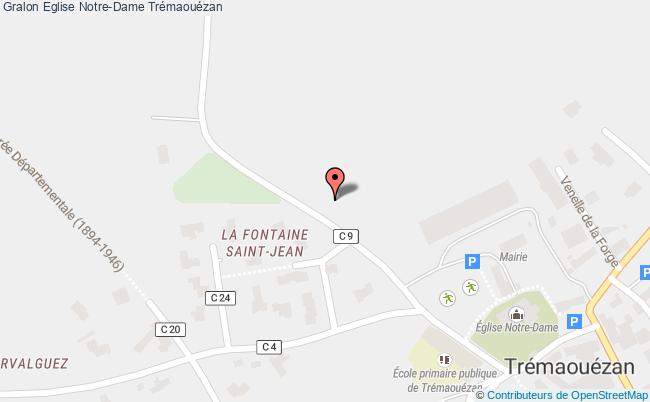plan Eglise Notre-dame Trémaouézan Trémaouézan