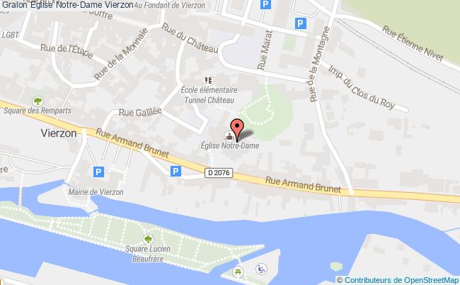 plan Eglise Notre-dame Vierzon Vierzon